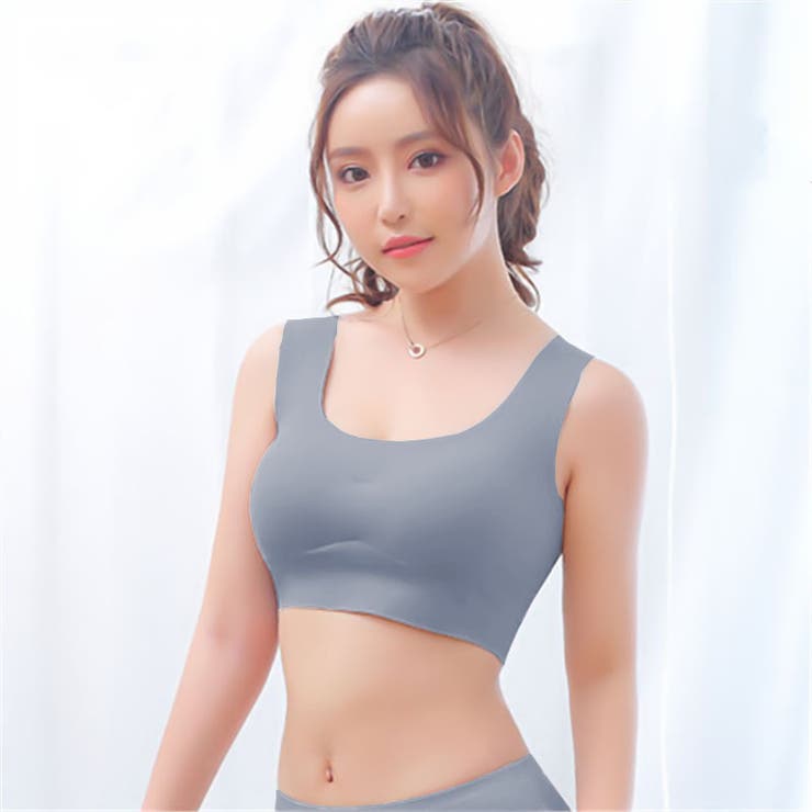 スポーツブラ ハーフトップ ノンワイヤー | PlusNao | 詳細画像6 