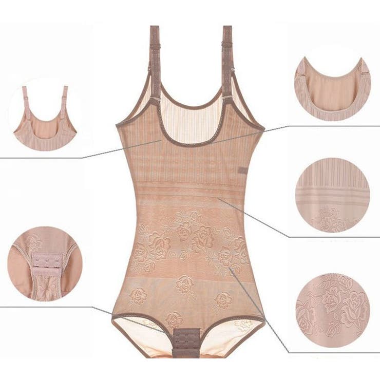 ボディスーツ ボディシェイパー レディース | PlusNao | 詳細画像12 