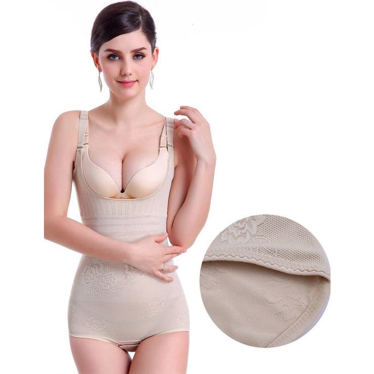 ボディスーツ ボディシェイパー レディース | PlusNao | 詳細画像9 