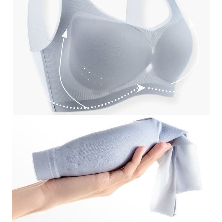 ハーフトップブラ レディース シームレス | PlusNao | 詳細画像8 