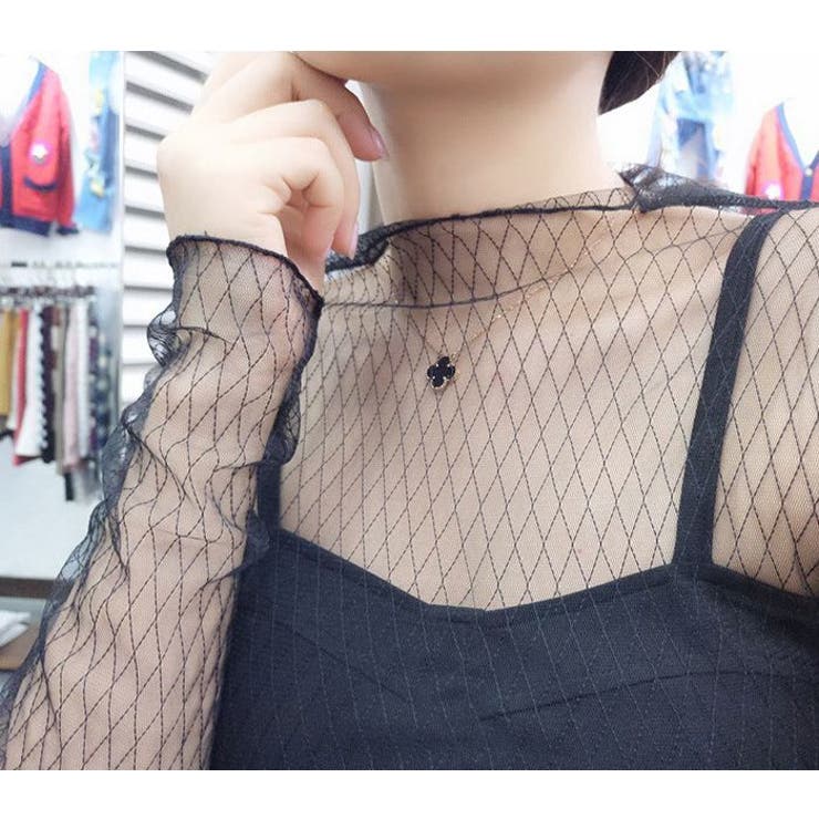 カットソー シースルー 長袖 | PlusNao | 詳細画像16 