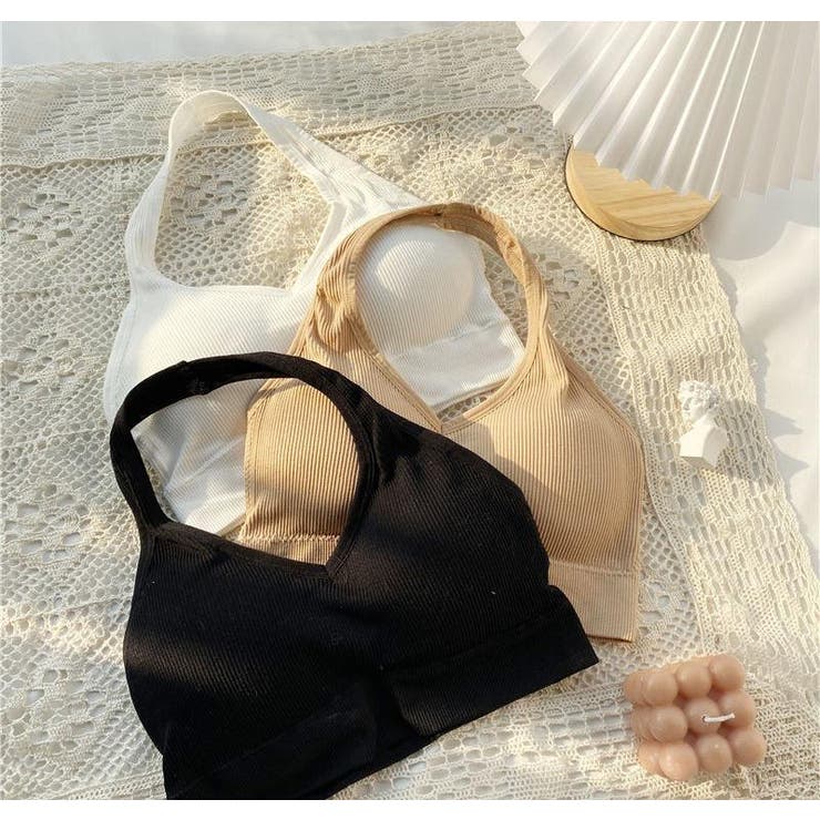 ノンワイヤーブラ ハーフトップブラ ブラジャー | PlusNao | 詳細画像9 