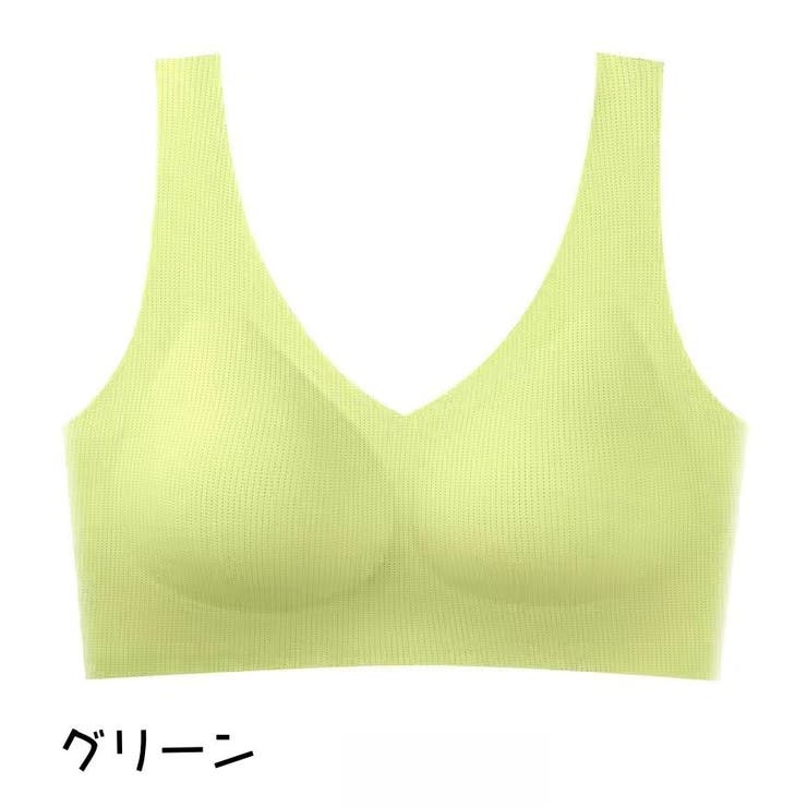 ハーフトップブラジャー ハーフトップブラ ノンワイヤーブラ | PlusNao | 詳細画像16 