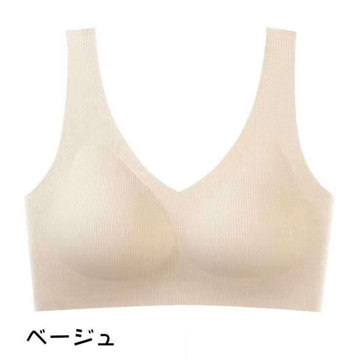 ハーフトップブラジャー ハーフトップブラ ノンワイヤーブラ | PlusNao | 詳細画像17 