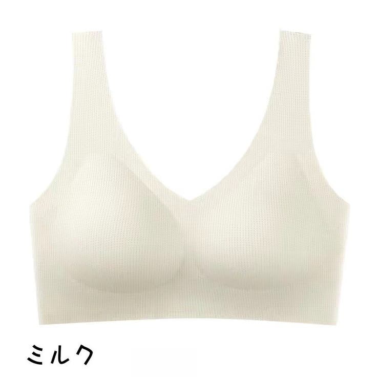 ハーフトップブラジャー ハーフトップブラ ノンワイヤーブラ | PlusNao | 詳細画像19 