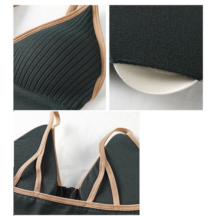 ハーフトップ ハーフキャミ ブラトップ | PlusNao | 詳細画像17 