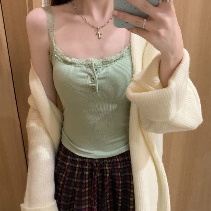 ブラトップ カップ付 キャミソール | PlusNao | 詳細画像4 