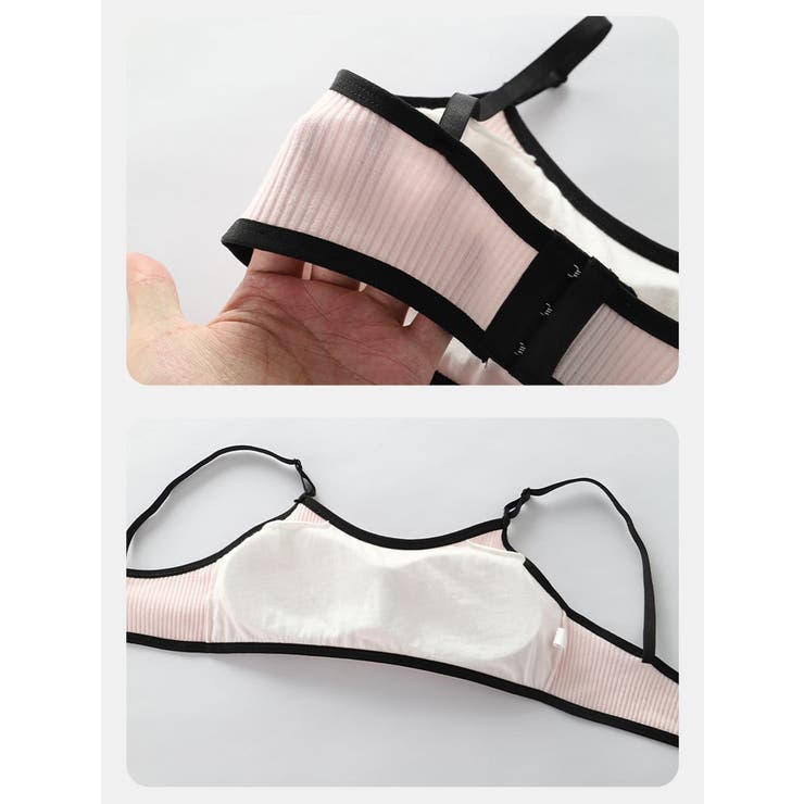 ノンワイヤーブラ ハーフトップブラ ブラジャー | PlusNao | 詳細画像9 