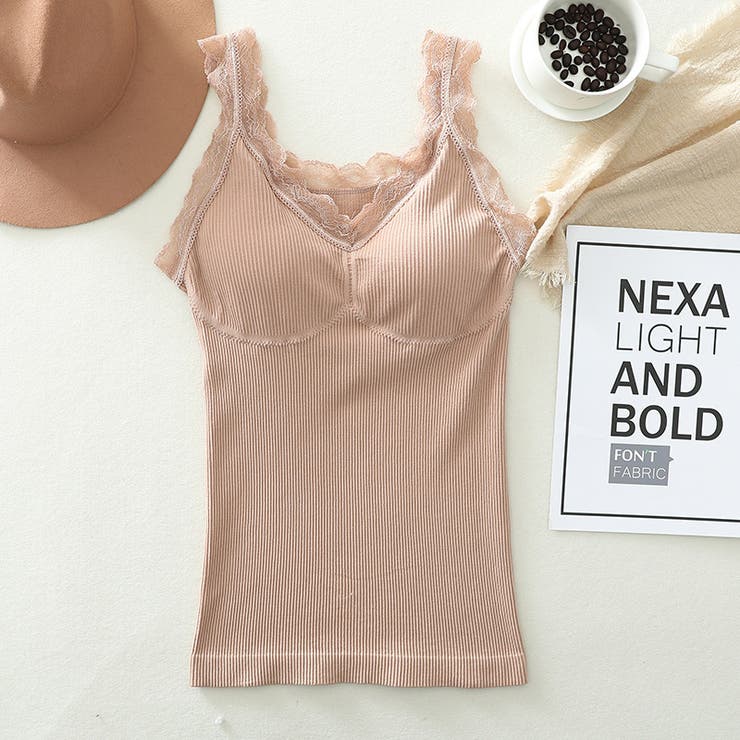 ブラトップ パッド付き キャミソール | PlusNao | 詳細画像11 