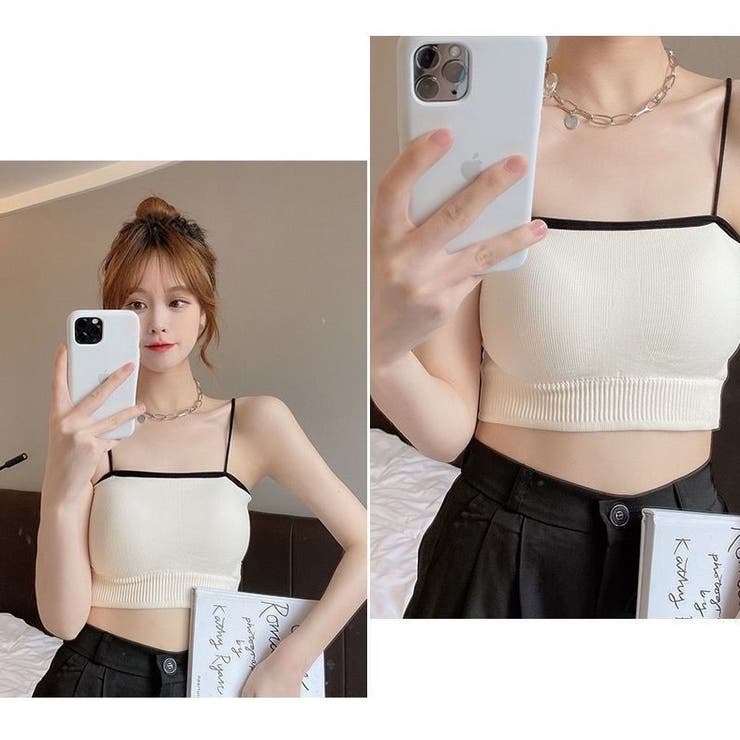 ブラトップ ハーフトップ キャミソールブラ | PlusNao | 詳細画像7 