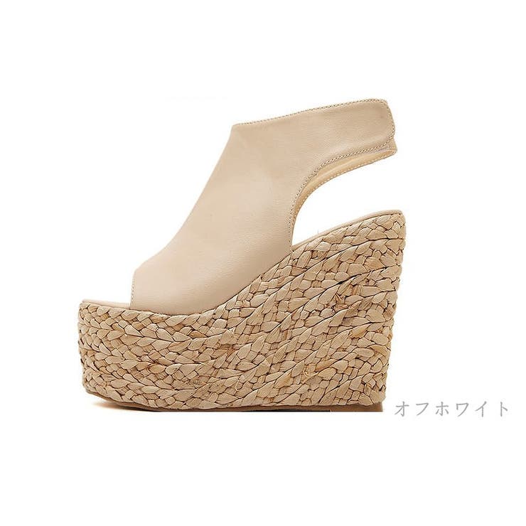 ウェッジソールサンダル 厚底サンダル ウェッジソール[品番