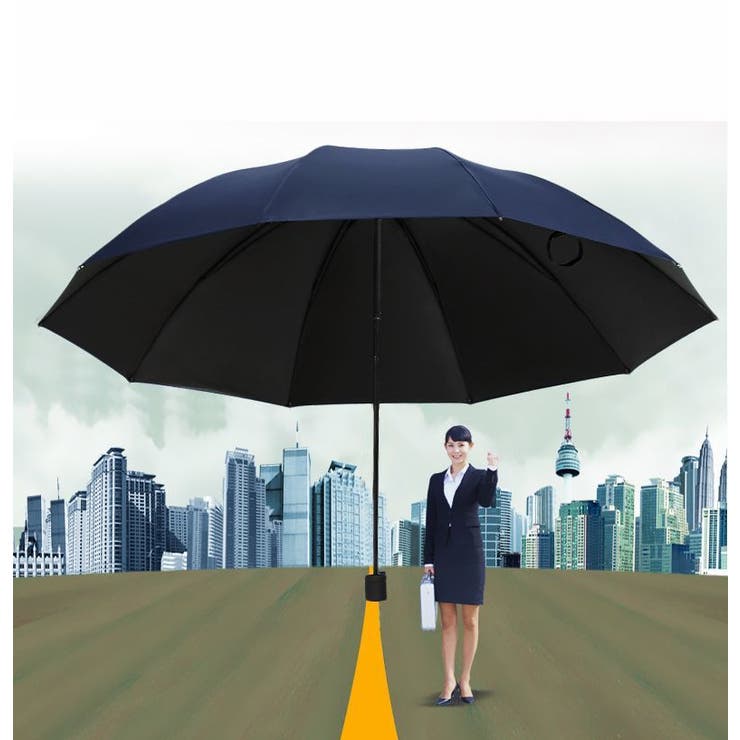 晴雨兼用傘 折りたたみ傘 特大サイズ | PlusNao | 詳細画像7 