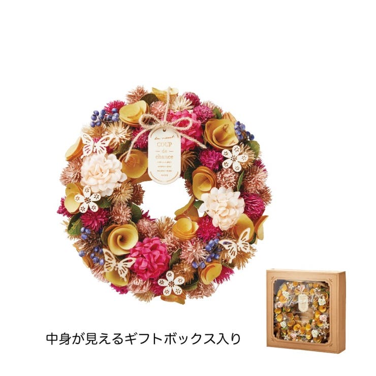 フラワーリース ナチュラルリース Mサイズ[品番：FQ000150816