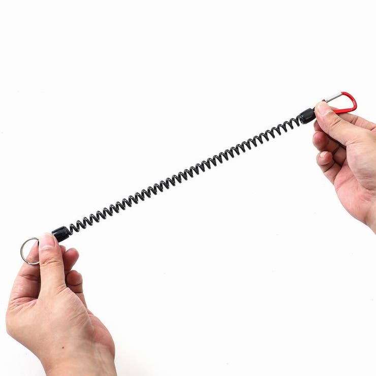 スパイラルコード フィッシング カラビナ付き | PlusNao | 詳細画像4 