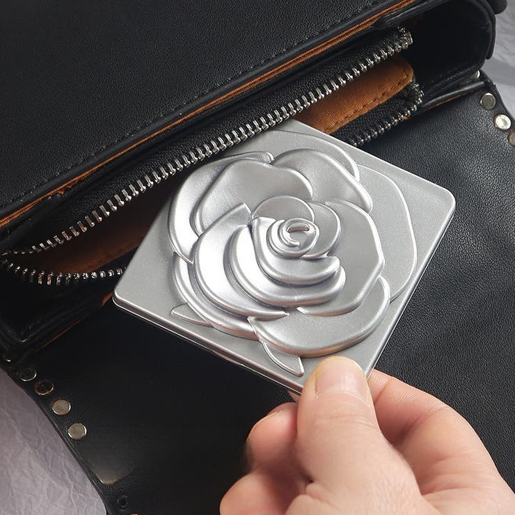 コンパクトミラー 手鏡 折りたたみ | PlusNao | 詳細画像4 