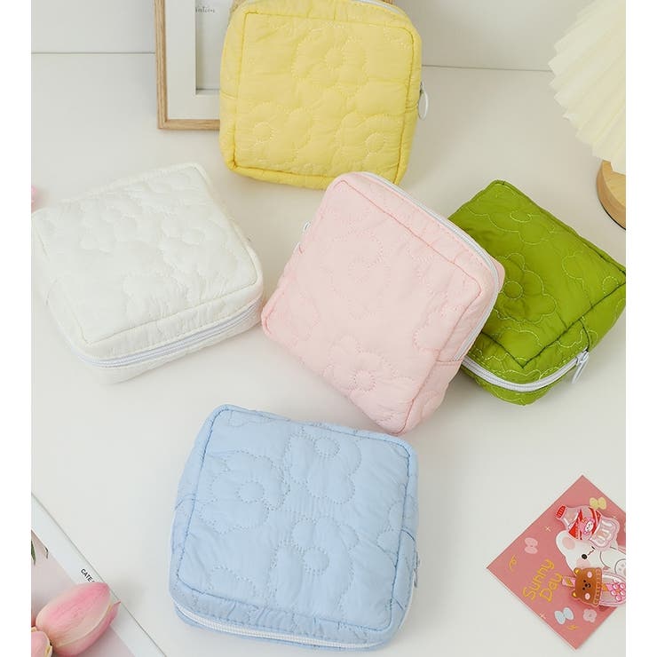 ナプキン用ポーチ サニタリーポーチ 生理用品入れ | PlusNao | 詳細画像5 