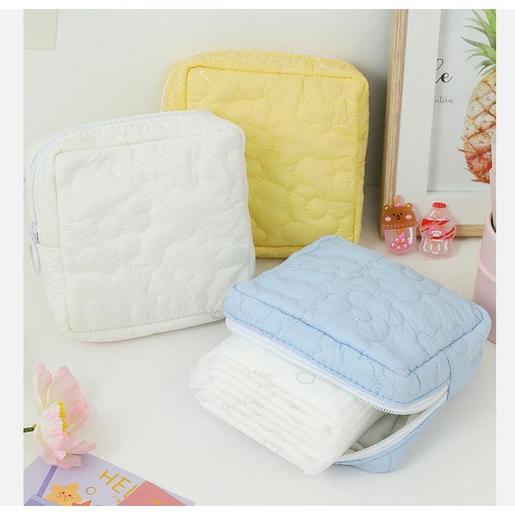 ナプキン用ポーチ サニタリーポーチ 生理用品入れ | PlusNao | 詳細画像8 
