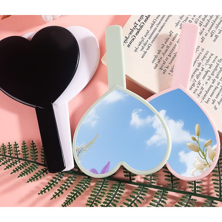 手鏡 ハンドミラー ハート型 | PlusNao | 詳細画像4 