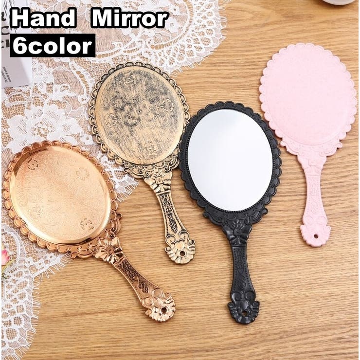 手鏡 ハンドミラー 持ち手 | PlusNao | 詳細画像1 