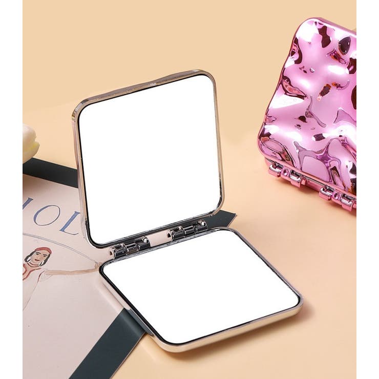 コンパクトミラー 手鏡 折りたたみ | PlusNao | 詳細画像7 