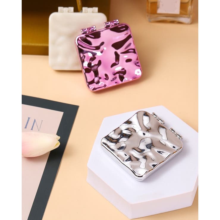 コンパクトミラー 手鏡 折りたたみ | PlusNao | 詳細画像8 