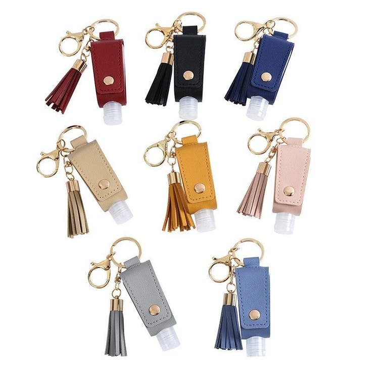 ハンドジェルホルダー PUレザー 除菌ボトルケース | PlusNao | 詳細画像5 