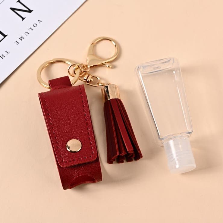 ハンドジェルホルダー PUレザー 除菌ボトルケース | PlusNao | 詳細画像6 