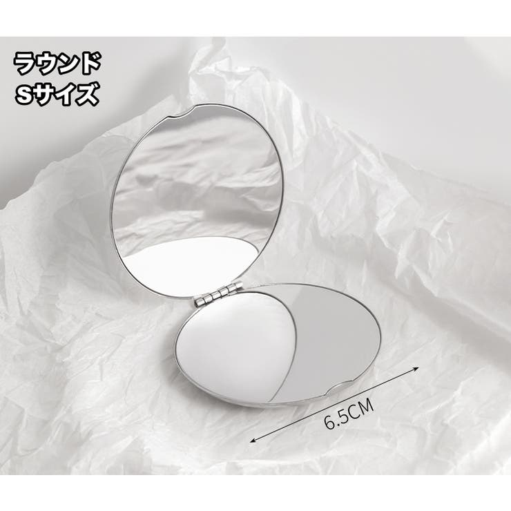 コンパクトミラー 手鏡 両面鏡 | PlusNao | 詳細画像5 