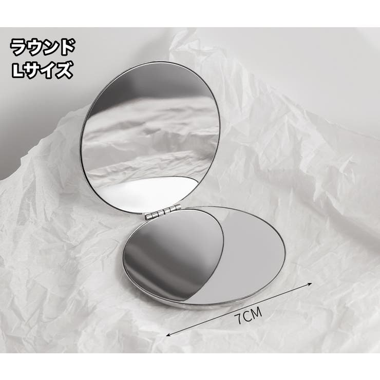コンパクトミラー 手鏡 両面鏡 | PlusNao | 詳細画像6 