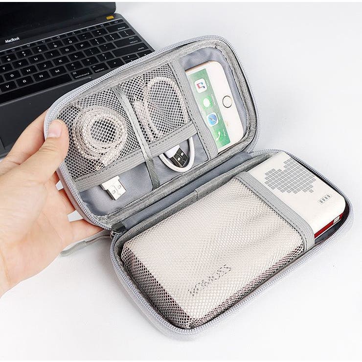 ガジェットポーチ トラベルポーチ 小物入れ | PlusNao | 詳細画像6 