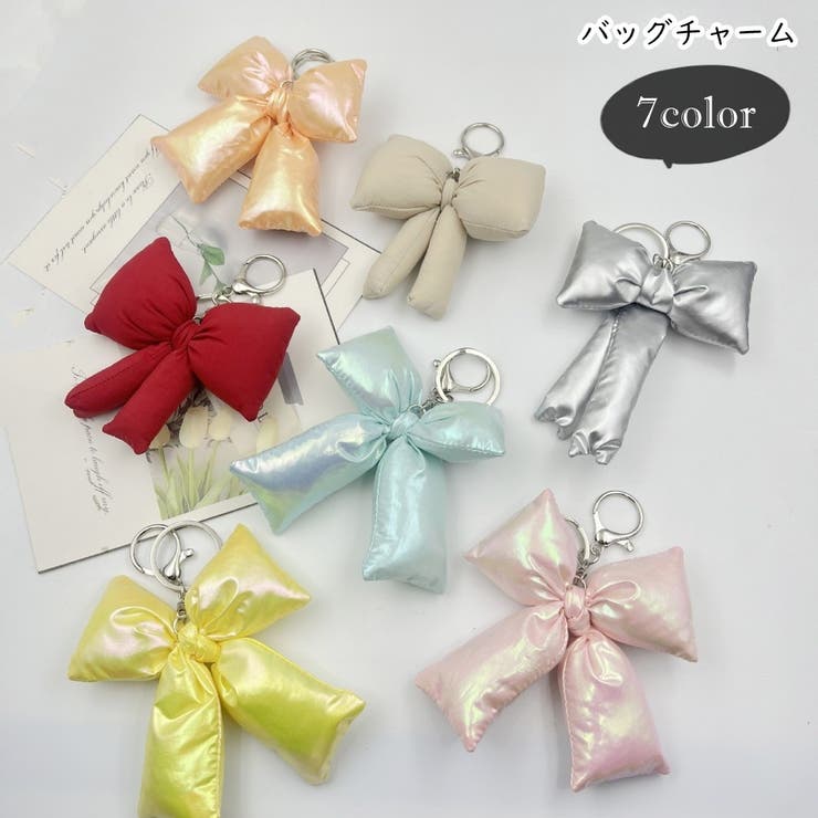バッグチャーム キーホルダー キーリング | PlusNao | 詳細画像1 