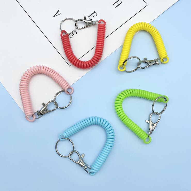 スパイラルコード ナスカン付き リング付き | PlusNao | 詳細画像3 