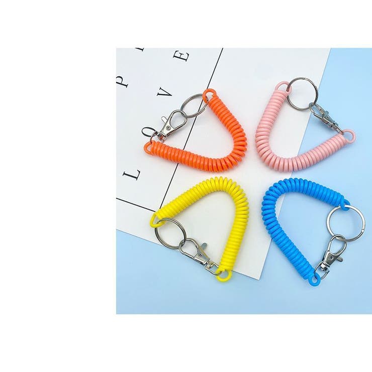 スパイラルコード ナスカン付き リング付き | PlusNao | 詳細画像4 