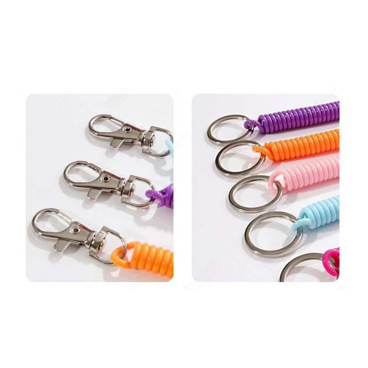 スパイラルコード ナスカン付き リング付き | PlusNao | 詳細画像6 