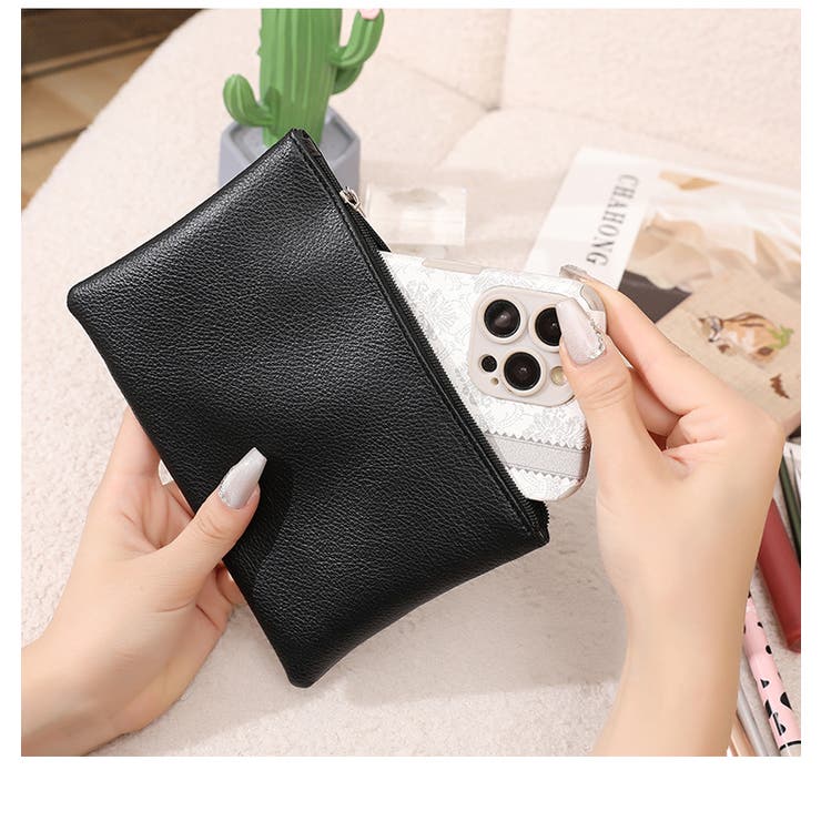 化粧ポーチ コスメポーチ メイクポーチ | PlusNao | 詳細画像3 