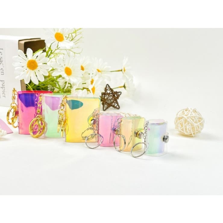 ミニフォトアルバム キーホルダー付き 2個セット | PlusNao | 詳細画像3 