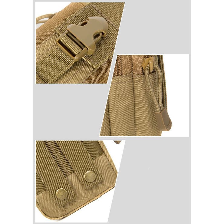 ベルトポーチ ミリタリーポーチ スマホポーチ | PlusNao | 詳細画像4 