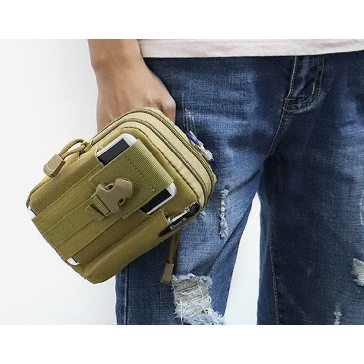 ベルトポーチ ミリタリーポーチ スマホポーチ | PlusNao | 詳細画像2 