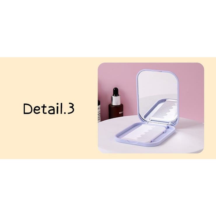 コンパクトミラー コーム付き 手鏡 | PlusNao | 詳細画像11 