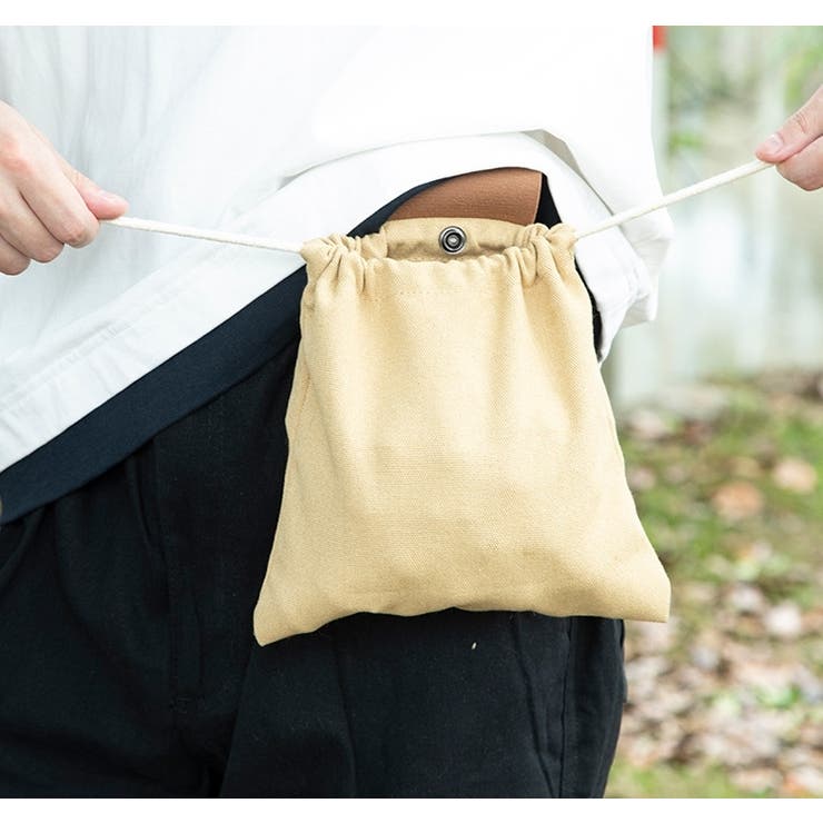 ベルトポーチ ウエストポーチ 巾着袋 | PlusNao | 詳細画像4 