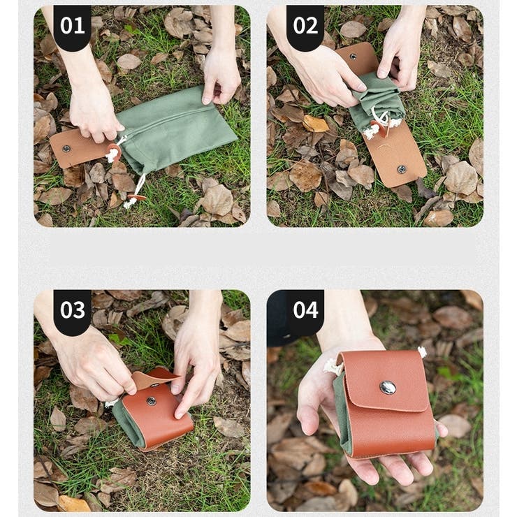 ベルトポーチ ウエストポーチ 巾着袋 | PlusNao | 詳細画像8 