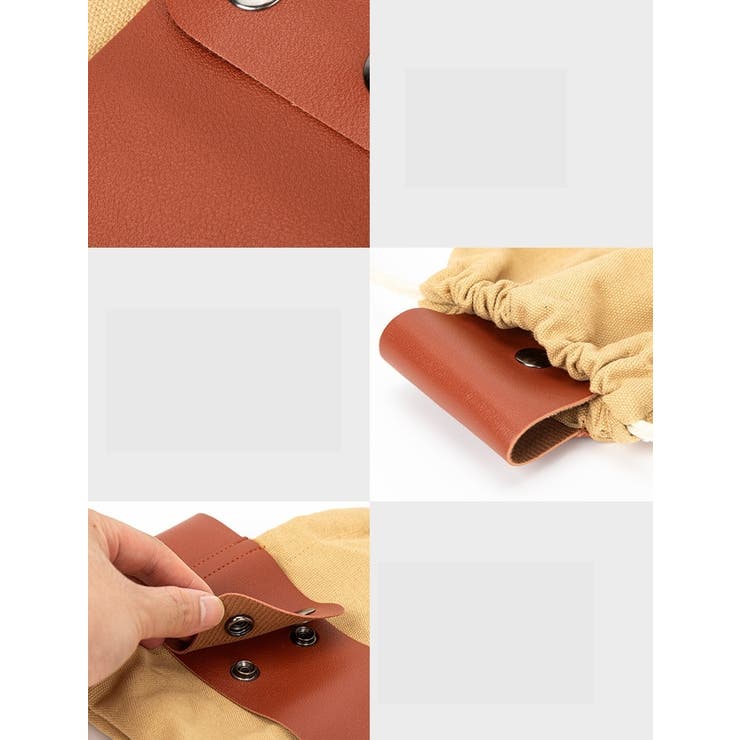 ベルトポーチ ウエストポーチ 巾着袋 | PlusNao | 詳細画像9 