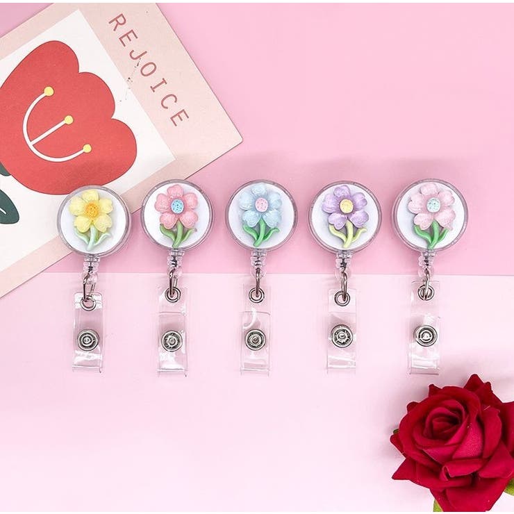 クリップ式キーリール リールキーホルダー ネームホルダー | PlusNao | 詳細画像3 