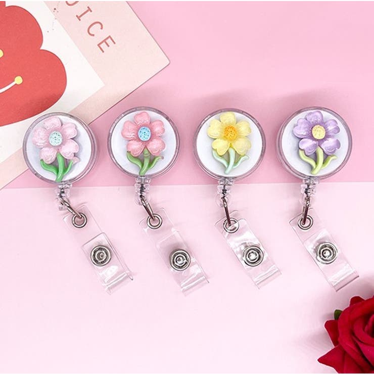 クリップ式キーリール リールキーホルダー ネームホルダー | PlusNao | 詳細画像5 