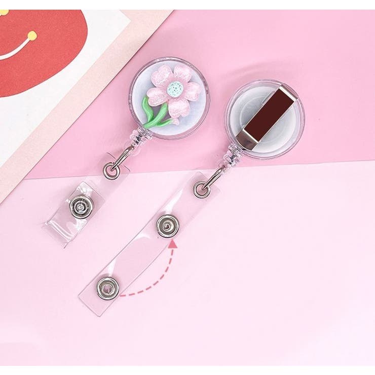 クリップ式キーリール リールキーホルダー ネームホルダー | PlusNao | 詳細画像8 