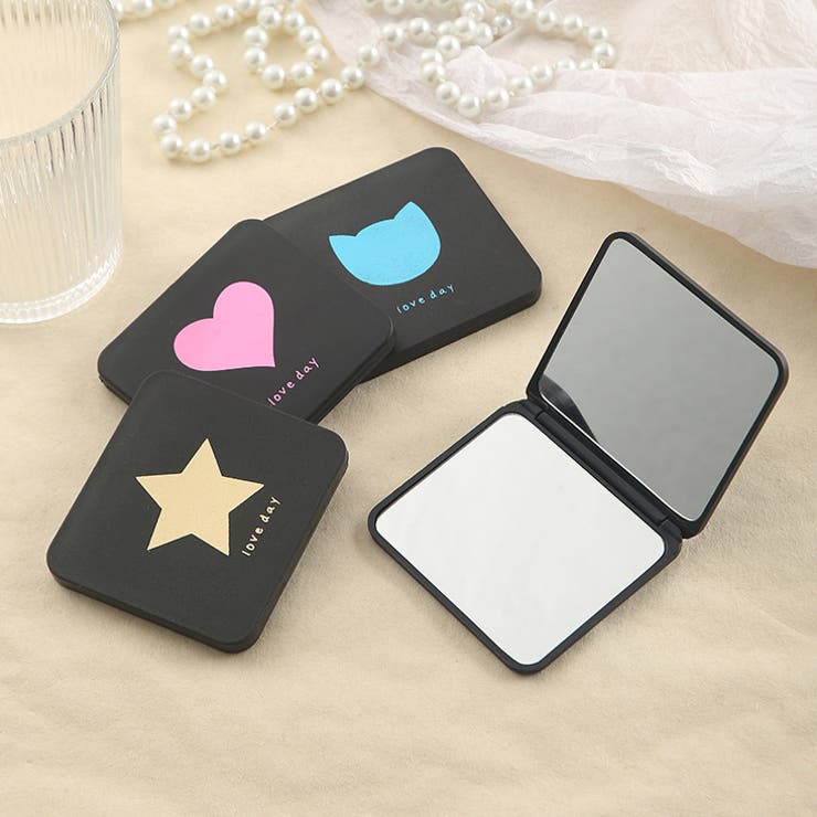 コンパクトミラー 手鏡 二面 | PlusNao | 詳細画像2 