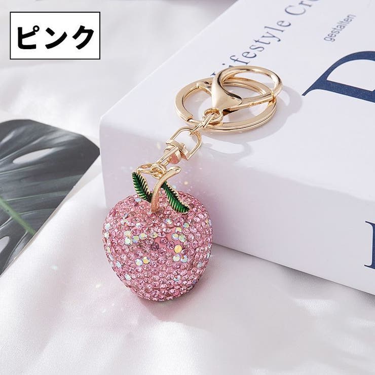 バッグチャーム キーホルダー リンゴ | PlusNao | 詳細画像4 