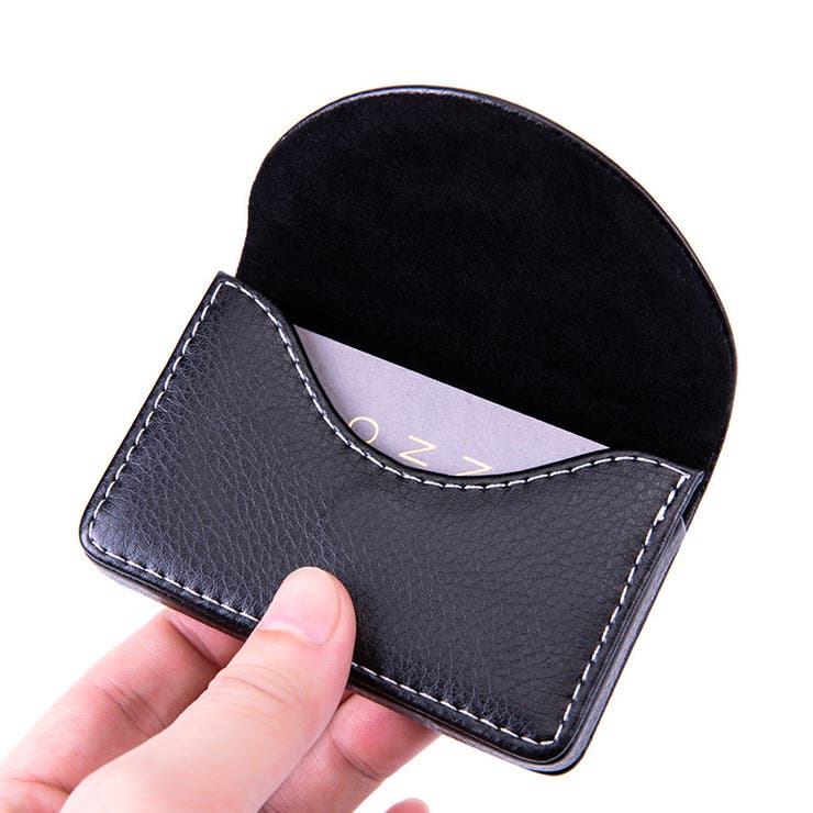 名刺入れ レザー調 メンズ | PlusNao | 詳細画像4 