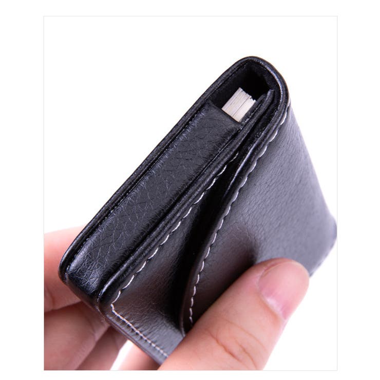 名刺入れ レザー調 メンズ | PlusNao | 詳細画像7 