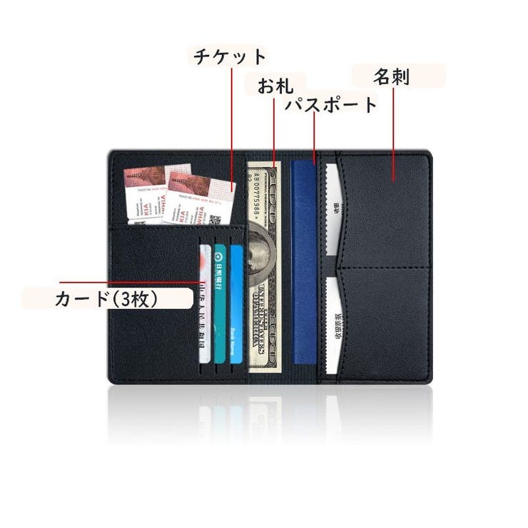 パスポートケース パスポートカバー 2つ折り | PlusNao | 詳細画像7 